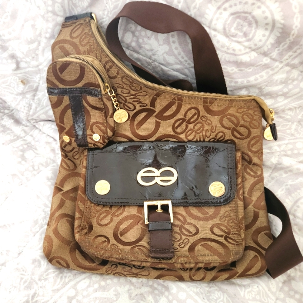 ENYCE Brown Designer Crossbody Bag